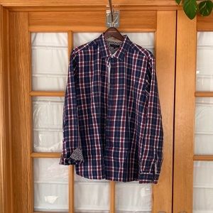 Ted Baker plaid casual shirt size 6/XL